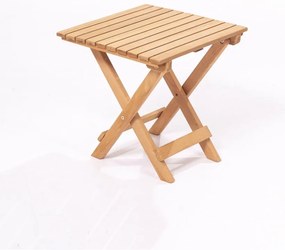 Set da giardino in legno di faggio in colore crema-naturale per 2 persone - Floriane Garden