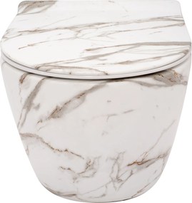 Vaso WC sospeso Rea Carlos Slim Lava Mat Mini