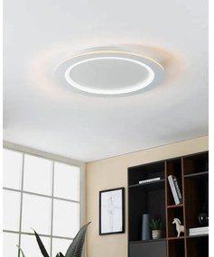 Plafoniera LED moderno Padrogiano-Z, bianco Ø 60 cm, luce calda dimmerabile EGLO