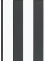 Ralph Lauren Tapete Spalding Stripe - Black/ White