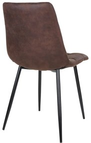 Set di 2 sedie da pranzo marrone scuro Middelfart - House Nordic