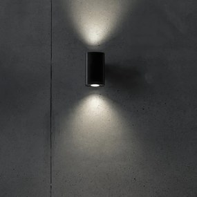 Kanlux 38882 - Applique da esterno ZEVI 2xGU10/10W/230V IP54 nero