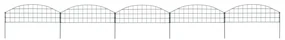 Set Recinzione Da Giardino Ad Arco 77,3x26 Cm Verde /