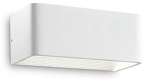 Applique Moderna Click Metallo Bianco Led 10,5W 3000K Luce Calda