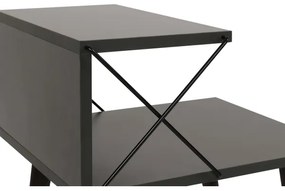 Comodino CROSS 55x50 cm antracite