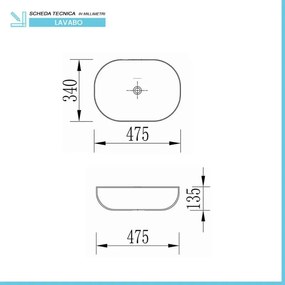 Mobile bagno sospeso 80 cm ossido e rovere con lavabo e specchio Kleo