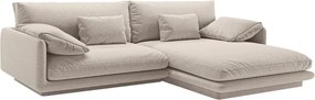 Divano angolare beige (angolo destro) Torino - Micadoni Home