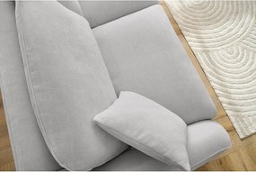 Divano in grigio chiaro allungabile 235 cm Cezanne – Bobochic Paris