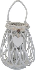 GEORGIE - lanterna in vimini tondo 15 x 36 cm