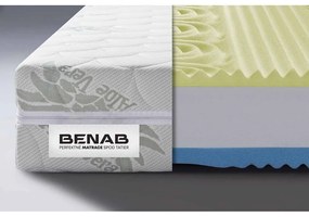 Materasso bifacciale in schiuma dura/media/termoregolatore 140x200 cm BonLife VISCO - BENAB