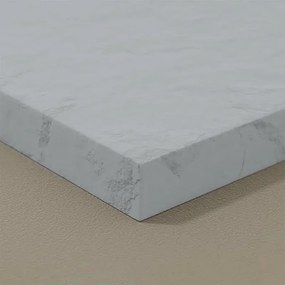 Piatto doccia su misura 80x80 Karen in resina effetto pietra grigio