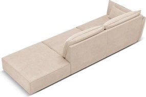 Divano angolare beige Vanda - Mazzini Sofas