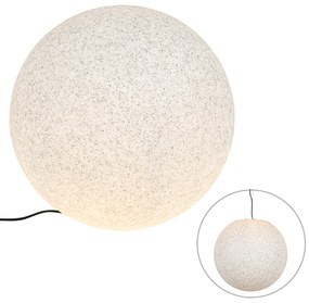 Lampada da esterno moderna grigia 56 cm IP65 - Nura