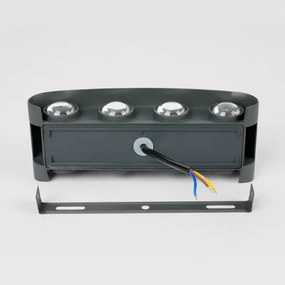 Brilagi - Lampada da parete LED per esterni FLAREBOX LED/8W/230V antracite IP65