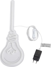 Lampada da parete al neon bianco caldo con LED - Light Bulb
