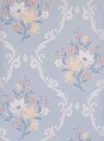 Matthew Williamson Carta da parati Almudaina - Pale Gray/ Buttermilk/ Blush