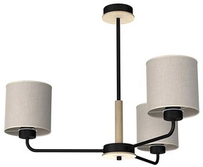 Lampadario a sospensione con supporto rigido ATLANTA 3xE27/60W/230V