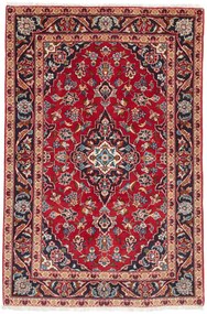 Kashan Tappeto persiano 100x140 Rosso (Iran) Annodato A Mano