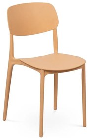 Sedia da esterno color pesca in plastica Hébé – Bonami Essentials