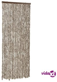 vidaXL Zanzariera Grigio Talpa e Bianco 56x185 cm Ciniglia