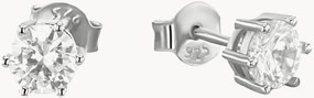 Orecchini in argento con zirconi Jane