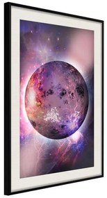 Poster  Mysterious Celestial Body  Cornice Quadri Cornice nera con pass-partout, Larghezza x Altezza Home decor 20x30