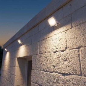 Faro LED 30W IP65 in Alluminio Bianco con OSRAM chip LED Colore Bianco Naturale 4.000K