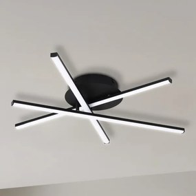 Plafoniera LED STICK LED/12W/230V nera