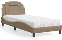 Letto con Materasso Cappuccino 90x200 cm in Similpelle 3208772