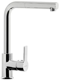 Rubinetto da cucina con doccetta a l Aquatown argento cromato SCHOCK