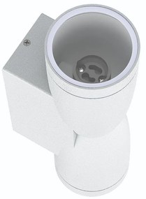 Applique Conica a Clessidra Bidirezionale IP65 GU10 - Bianca
