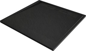 Mexen Amon piatto doccia quadrato SMC 100 x 100 cm, nero - 4F701010