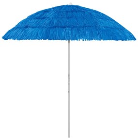 Ombrellone da Spiaggia Hawaii Blu 240 cm