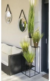 Portafiori 110x40 cm nero