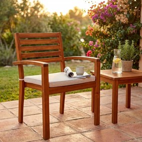 NILO - poltrona da giardino in legno