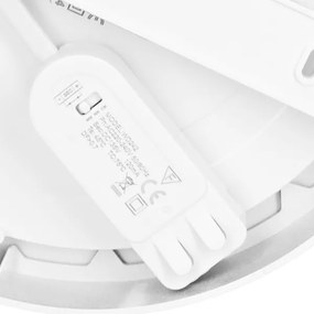 Solight WD242-W - Pannello LED 2 in 1 18W/230V 3000/4000/6000K Ø 22,5 cm IP54 bianco