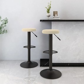 Sedie Da Bar 2 Pz Crema İn Velluto /