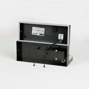 Brilagi-LED Applique da esterno con sensore TESSI LED/10W/230V nera IP54