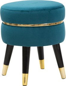 Pouf turchese Paris - Mauro Ferretti