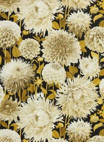 Harlequin Tapete Dahlia - Fig Blossom/ Nectar/ Black Earth