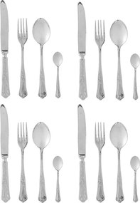 Posate argentate in acciaio inox 16 pz Tilly – Bloomingville