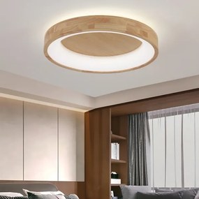 Brilagi-LED Lampada da soffitto FALCON WOOD LED/40W/230V 3000/4000/6000K 60 cm in legno