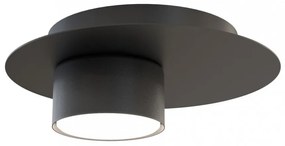 Lampada da soffitto in acciaio BOLX 1 GX53 nera da interno Colore del corpo Nero