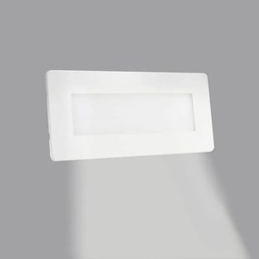 Segnapasso LED per scatola 506 da 6W IP65 - Doppia Cornice Colore Bianco Naturale 4.500K