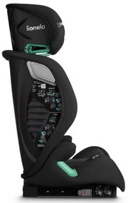 Lionelo - Seggiolino auto IGO i-Size 100-150 cm Nero Carbonio