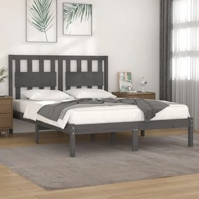 Giroletto Grigio İn Massello Di Pino 150x200 Cm King Size /