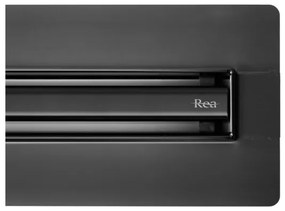 REA-G2710 - Canalina di scarico NEOX SLIM 70 cm, acciaio inox/nero