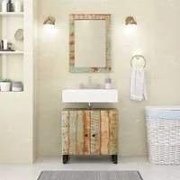 Set Mobili da Bagno 2 pz in Legno Massello di Recupero 3200635