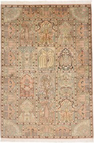 Cashmere Silk Tappeto 190x130 (Indian) Annodato A Mano