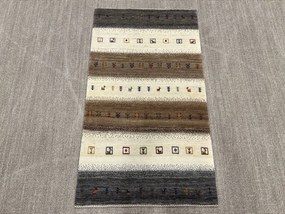 Loribaft Tappeto 140x80 Beige (Iran) Annodato A Mano